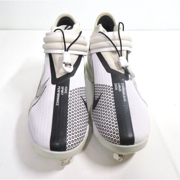 Nike Force Zoom Mike Trout 27 Baseball Cleats White Black C13134-102 Men Size 10 - Picture 2 of 9